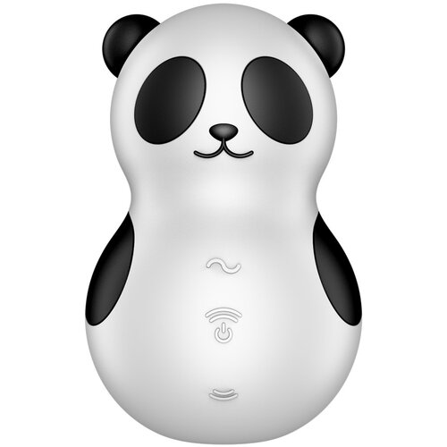 Satisfyer Pocket Panda - stimulator klitorisa s valovima zraka (crni) Slike