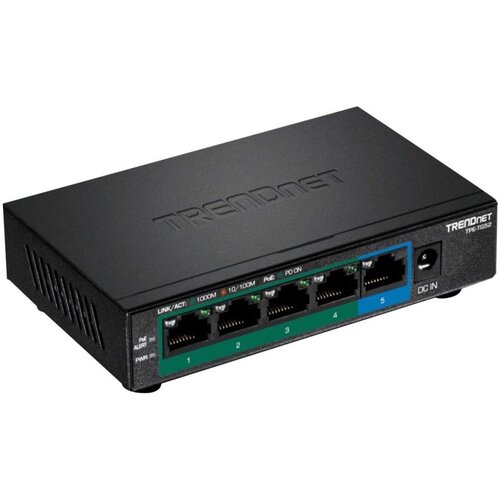  Trendnet TPE-TG52 network switch Unmanaged Gigabit Ethernet (10 /100 /1000) Power over Ethernet (PoE) Black Cijene