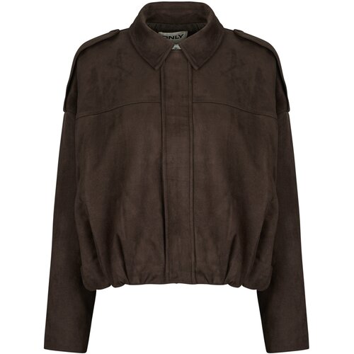 Only ONLMOON-STINA FAUX SUEDE BOMBER Smeđa Slike