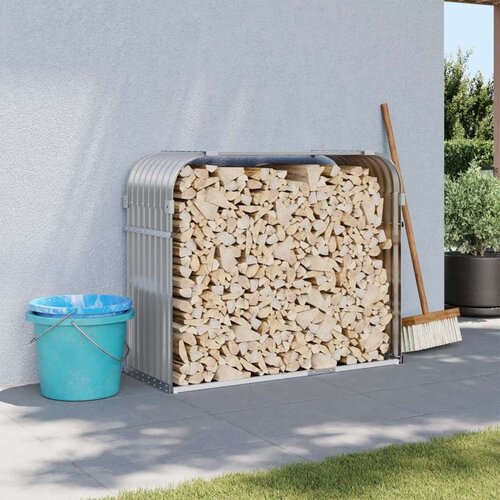  Držač za cjepanice svjetlosivi 120x45x100 cm pocinčani čelik Cijene