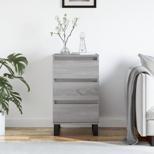 vidaXL Komoda siva sonoma 40x35x70 cm inženirski les Cene