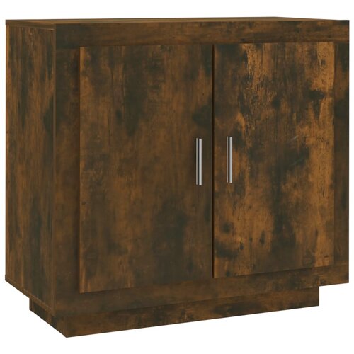 Maison Chic Komoda - Predalnik dimljeni hrast 80x40x75 cm konstruiran les, (21718161) Cene