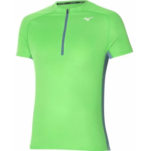 Mizuno TRAIL DRYAEROFLOW HZ TEE Muška majica za trčanje, svijetlo zelena, veličina
