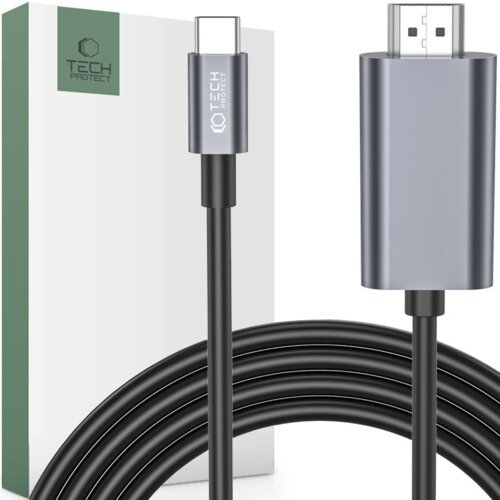 TECH-PROTECT ULTRABOOST KABEL TYPE-C NA HDMI 4K 60HZ 200CM ČRN KABEL, (22070685) Cene
