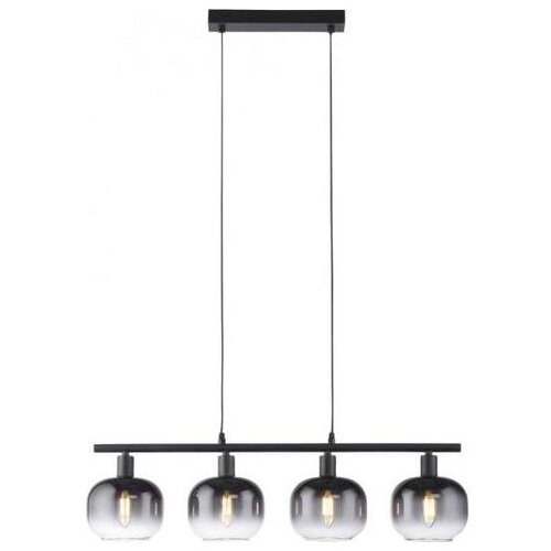 Just LIGHT. 15421-18 - Luster na sajli ZEA 4xE14/25W/230V crna Slike