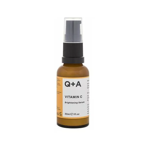 Q+A vitamin c brightening serum osvetljevalni serum za obraz 30 ml za ženske
