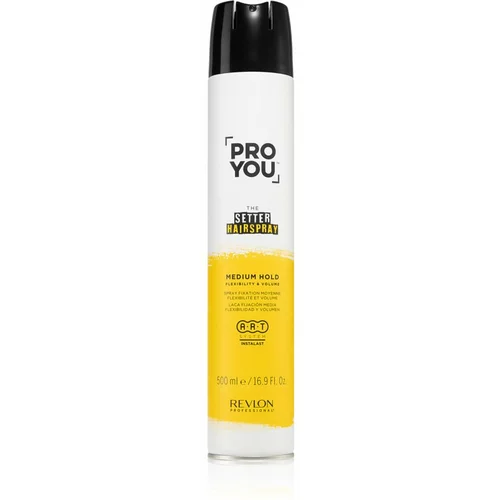 Revlon Professional proYou™ the setter hairspray medium hold lak za kosu sa srednjim učvršćivanjem 500 ml