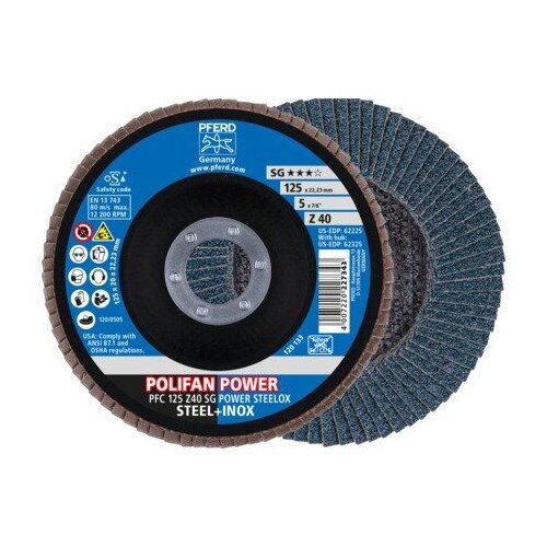 Pferd Polifan PFC 115 Z 40 SGP-Curve M - Disco Lamellare Per Saldatura