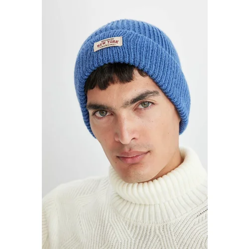 Defacto Men's Label Printed Knitted Beanie A5067AX24WN