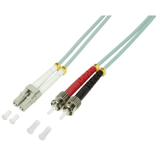Logilink FP3LT02 steklena vlakna optična vlakna priključni kabel [1x LC-vtič - 1x ST-vtič] 50/125 &amp;micro; Multimode OM3 2.00 m, (20437345) Slike