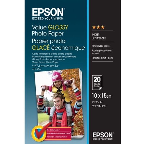 Epson value photo paper 10x15cm 20 sheet C13S400037 Slike