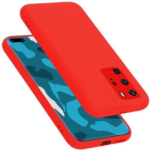  Ohišje, združljiv s Huawei v tekoči rdeči barvi - zaščitni pokrov iz fleksibilnega silikona TPU, (20585743) Cene