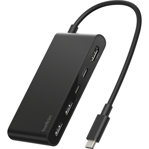 Belkin CONNECT USB-C 5-in-1 mit Dual USB-C Ports,sw. AVC022hqBK Cene