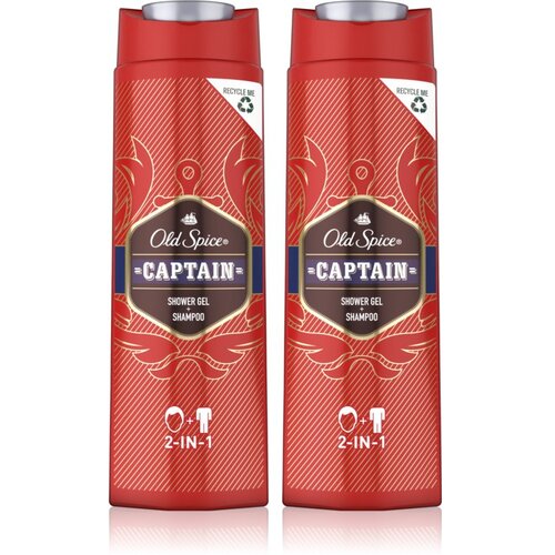 Old Spice gel za tuširanje Capitan 2x400 ml 8001841671567 Cene