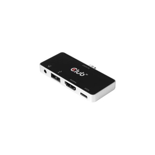 Mini docking station Club 3D USB TYPE C 3.1 GEN 1 TO HDMI 2.0B + 1 USB 2.0 TYPE A + USB C CHARGE UP TO 100W + 1 COMBO AUDIO JACK FEMALE CSV-1591 Cijene