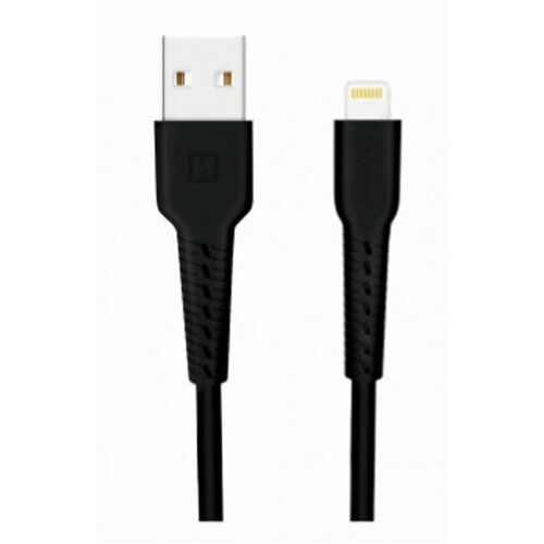 Swissten USB Data Cable 1m Lightning (Crna) Slike