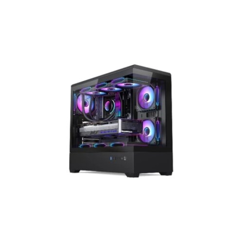Stars Solutions Kuciste Stars Solution S04 Crno, Tempered Glass 3x12cm Argb Slike