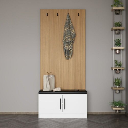 Woody Fashion noah - 8287 white hall stand Cene