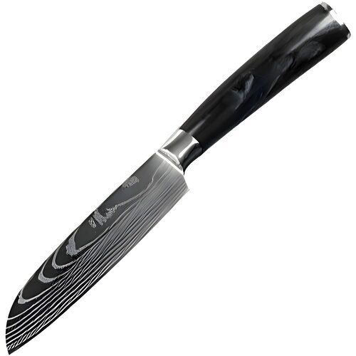 IZMAEL Kuhinjski nož BL-39295 - Mali Santoku / Crna Cijene