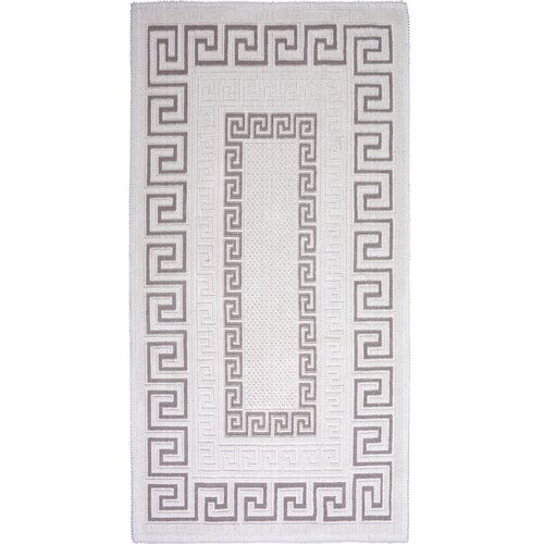 Vitaus Sivo-bež bombažna preproga Versace, 60 x 90 cm Slike