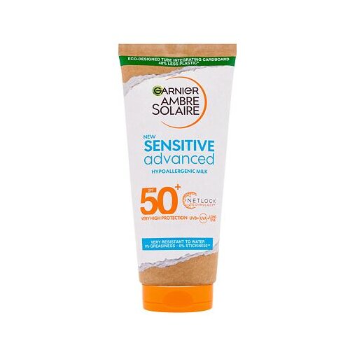 Garnier Ambre Solaire Sensitive Advanced Cream SPF50+ krema za sončenje za svetlo kožo, občutljivo na sonce 200 ml Slike