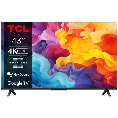 Tcl 43"V6B 4K TV Google OSHDR10 and HDR HLG; HDMI 2.1;Game Master 2.0; Dolby Audio Cijene