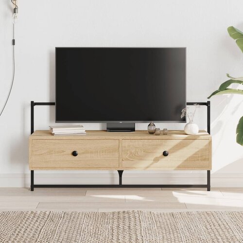  The Living Store TV omarica stenska sonoma hrast 100,5x30x51 cm inženirski les - TV Omarica, (21555705) Slike