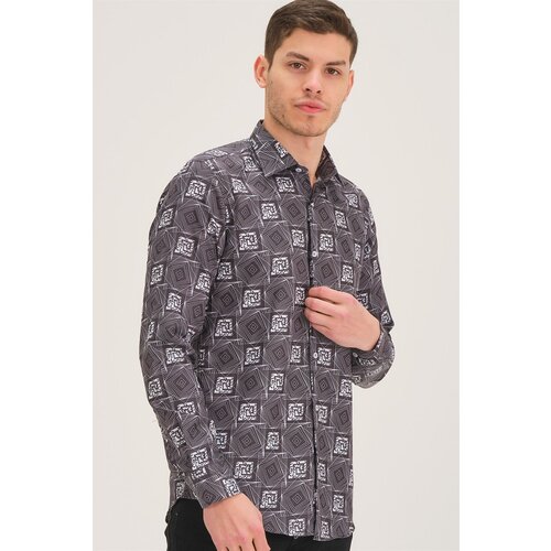 Dewberry G749 MEN'S SHIRT-BLACK Cene
