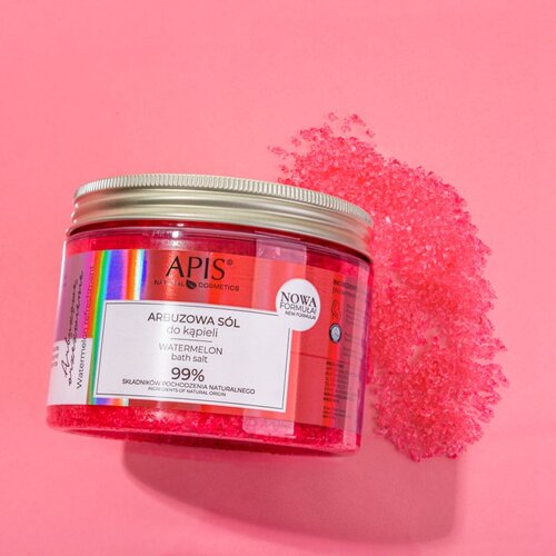 Apis Natural Cosmetics Watermelon Refreshment sol za kopel 650 g Slike