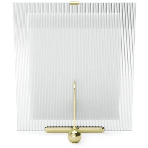 Umbra Stakleni stojeći okvir u zlatnoj boji 26x30,5 cm Flute &amp;ndash; Slike
