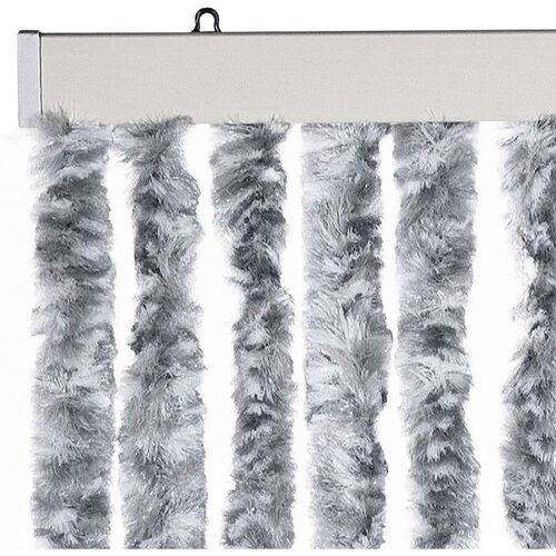  Zastor protiv muha bijelo-sivi 100 x 200 cm od &amp;scaron;enila Slike