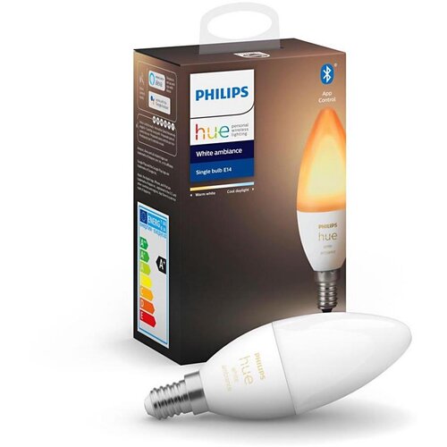 Philips LED prigušiva sijalica Philips Hue WHITE B39 E14/5,2W/230V 2200K - 6500K Cene