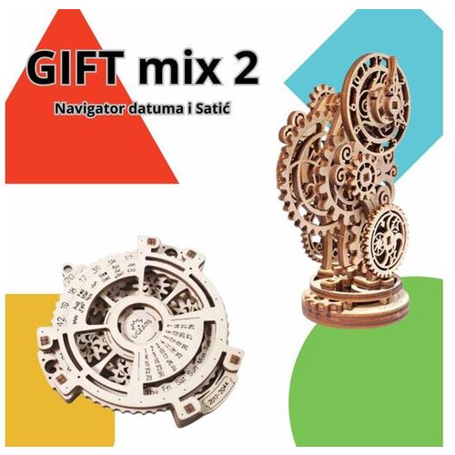 UGEARS 3D mix 2 - Navigator i satić Cene