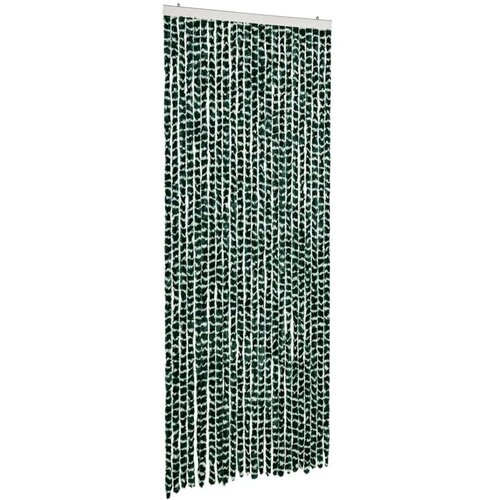 VidaXL Zastor protiv muha zelena i bijela 100 x 230 cm od &amp;scaron;enila Slike