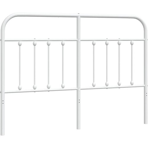 vidaXL Kovinsko vzglavje belo 135 cm, (20787976) Cene