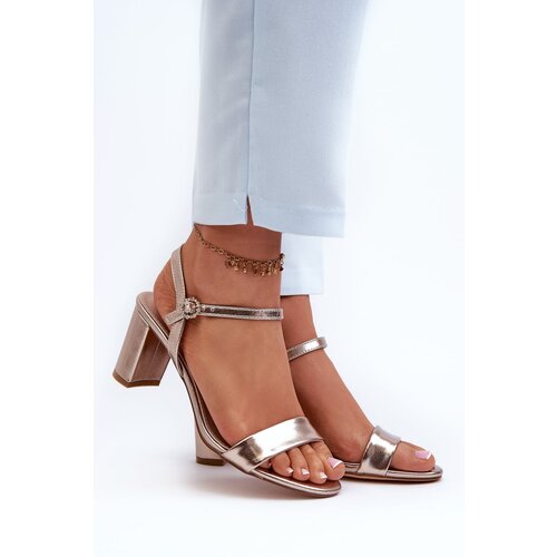 Kesi High heeled sandals Champagne Glindra Slike