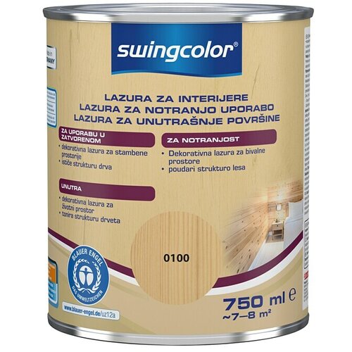 SWINGCOLOR Lazura za zaštitu drva (Bezbojno, 750 ml, Na bazi vode) Cijene