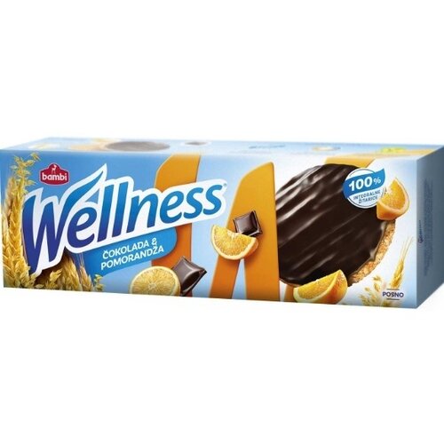 Bambi wellness keks integralni sa naradžom i čokoladom 155G Cene