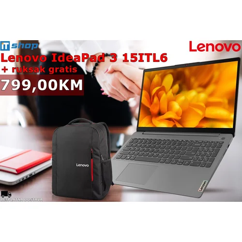 Lenovo IdeaPad 3 15ITL6, i3-1115G4, 8GB, 256GB