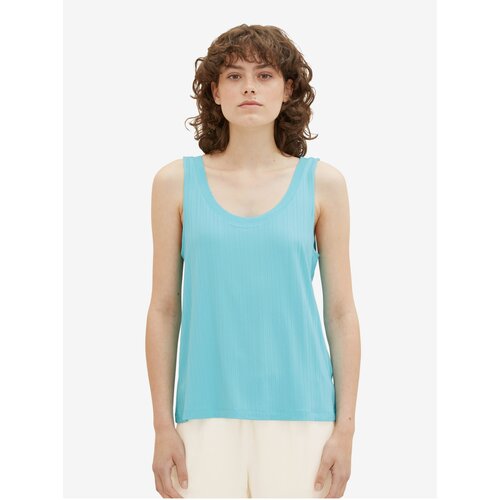 Tom Tailor Turquoise Women&amp;#039;s Basic Tank Top - Women Slike