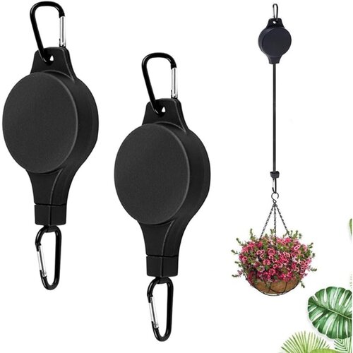 INF 2-delni nastavljivi vitel za rastline s karabinom, nastavitve 90cm Black, (5000312970) Cene