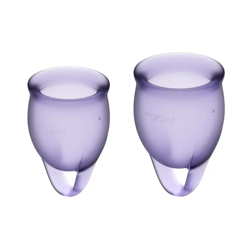 Satisfyer menstrualna čašica - feel confident menstrual cup - lilac