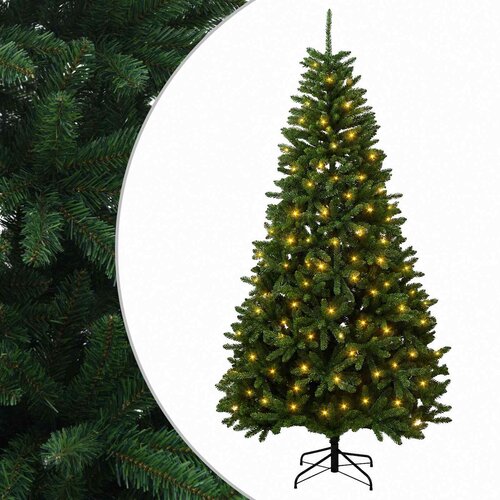  Umjetno božićno drvce s nogom 270 cm 600 LED lampica Slike
