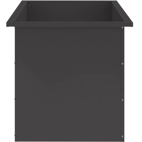  Vrtna posuda za sadnju s LED svjetlom 2 kom. Crna - Crna 50 x 80 x 48 cm 2 Slike
