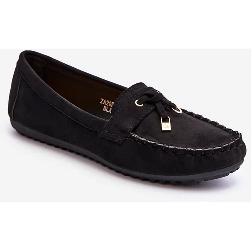 Kesi Classic Suede Moccasins Black Good Time
