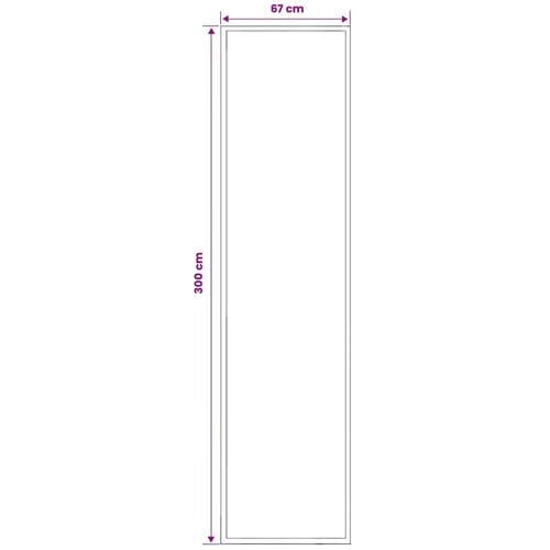  Trkački tepih FLORNES Tkani Plava Dijamanti 67 x 300 cm PP 7 mm - Plavi dijamanti 67 x 300 cm Slike