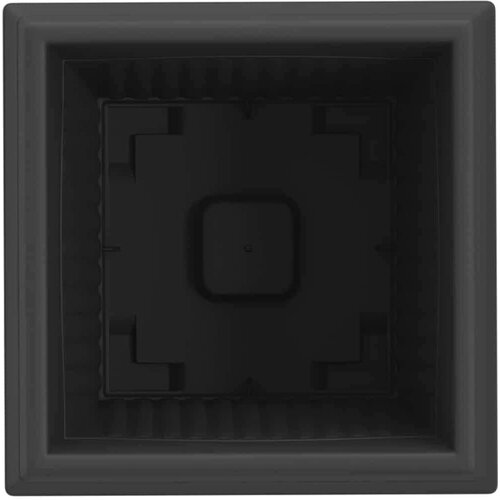 Kvadratna saksija za cvijeće 6 pcs Crna 43 x 43 x 33.5 cm - Crna 33 x 33 x 26 cm 6 Slike