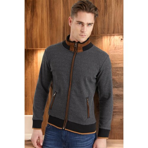Dewberry 1021 MENS SWEATSHIRT-LIGHT DIAGONAL ANTHRACITE Cijene