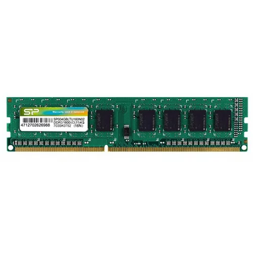 Silicon Power DDR3 4GB 1600MHz CL11 DIMM SP004GBLTU160N02