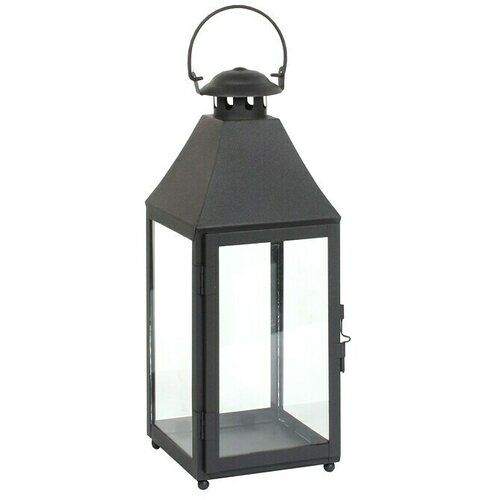 Metalna lanterna (D x Š x V: 14 x 14 x 37,5 cm, Crne boje) Cijene